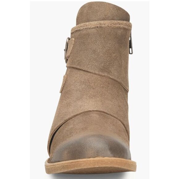 Born NEW size 6.5 (EU 37) Moraga light brown/ taupe boots booties - Picture 3 of 6